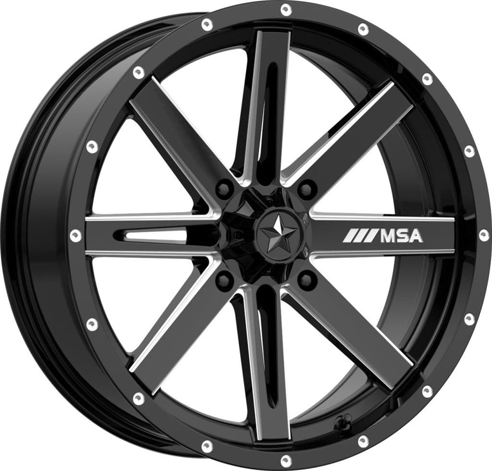M41 14X7 4X137.00 GLOSS BLACK MILLE