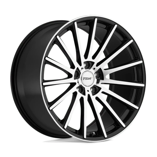 TSW Alloy Wheels black auto part