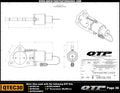 3.00 INCH QTP ELECTRIC EXHAUST CUTOUT VALVE FOR BORLA EXHAUSTS 148881446414555