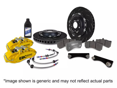 EBC Racing Tesla Model 3/Y Yellow Apollo-6 Calipers 380mm Rotors Front Big Brake Kit