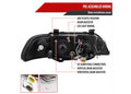 HALO PROJECTOR HEADLIGHT BLACK HOUS