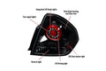 LED TAIL LIGHTS- GLOSSY BLACK WITH CLEAR LENS