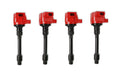 MSD Ignition Coil Blaster Series Honda 1.5L/2.0L/2.0L Turbo 4-Cyl-Red-4-Pack 2016-2020 Honda Civic 2.0L/2.0L Turbo 2015-2019 Honda Fit 4-Cylinder Engines MSD Ignition