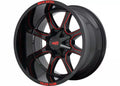 MO970 20X10 8X180 G-BLK MILL RTCC -