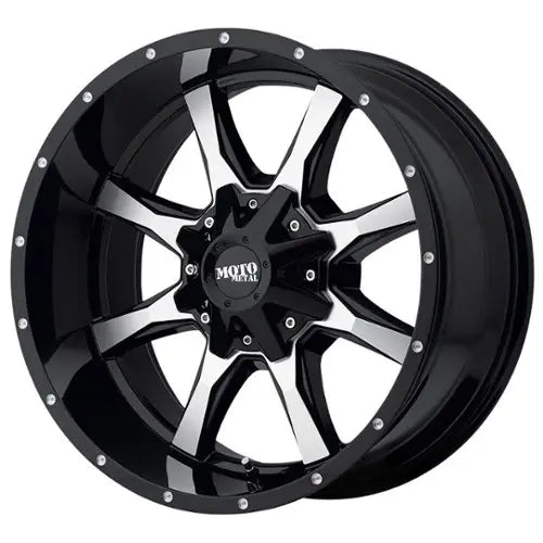 MO970 20X10 8X170 G-BLK MACH -18MM