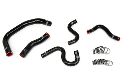 HPS Performance Black Reinforced Silicone Radiator + Heater Hose Kit for Toyota 85-87 Corolla AE86 4A-GEU Left Hand Drive