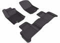 3D MAXpider 2017-2018 Mercedes-Benz GLE-Class C292 Kagu 1st & 2nd Row Floormats - Black
