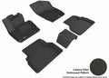 3D MAXpider 2015-2018 Audi Q3 Kagu 1st & 2nd Row Floormats - Black
