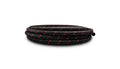 Vibrant Performance - 11982R - 20ft Roll of Black Red Nylon Braid Flex Hose; AN Size: -12; Hose ID: 0.68 in.