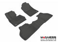 3D MAXpider 2011-2018 BMW X3/X4 F25/F26 Kagu 1st & 2nd Row Floormats - Black