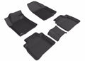 3D MAXpider 2016-2019 Nissan Maxima Kagu 1st & 2nd Row Floormats - Black