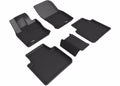3D MAXpider 2018-2019 Volkswagen Tiguan Kagu 1st + 2nd Row Floormat - Black