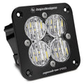 Baja Designs Squadron Pro Black Wide Cornering Pattern LED Light Pod - Clear