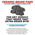 R1 Concepts E- Line Series Brake Rotor with Ceramic Brake Pads Hdw Fits BMW 540i