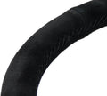 NRG Sport Wheel (350mm) 3 Solid Spokes - 1.5in Deep - Matte Black - Minty Fresh Miata Logo Etched