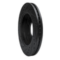 R1 09-09 Ford F-150 RWD Front Right Drilled & Slotted Black Brake Rotor