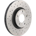 Brembo 04-10 Mazda 3/06-10 5 Front Premium Xtra Cross Drilled UV Coated Rotor