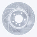 R1 06-13 BMW 135I Front Right Drilled Black Brake Rotor