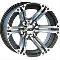 ITP SS 212 14x8 / 4x137 BP / 5+3 Offset Machined Wheel