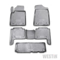 ~(12 lbs. 33X20X6)~ Profile Liners Front 2nd and 3rd Row Set Black QX56 2011-2013