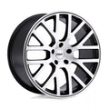 ~(45 lbs. 24X24X12)~ TSW DONINGTON 22x10.5 5/114.3 ET25 CB76.1 GUNMETAL MIRROR CUT FACE/GUNMETAL LIP