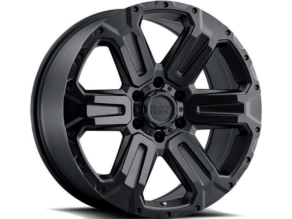 Wheel Pros Black Rhino Hard Alloys BR TOMOHAWK 22X10 6X120 35 67 M-BLK MCH 2210TMK356120M67