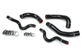 HPS Performance Reinforced Black Silicone Radiator Hose Kit Coolant for Hyundai 13-17 Veloster 1.6L Turbo