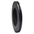 R1 02-06 Ford Expedition Front Right Drilled & Slotted Black Brake Rotor