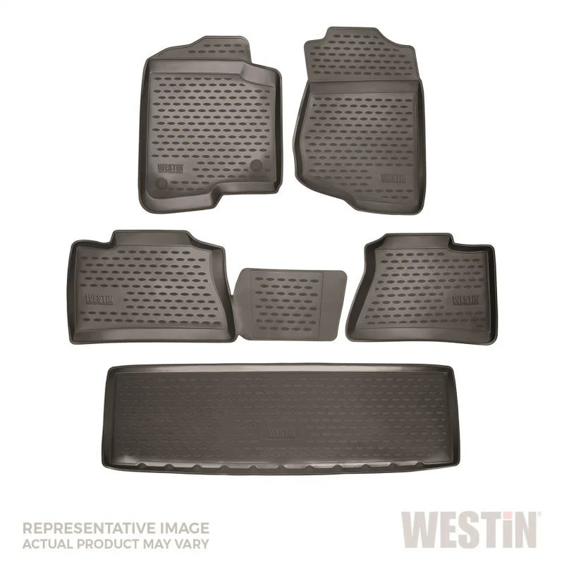 ~(12 lbs. 33X20X6)~ Profile Liners Front 2nd and 3rd Row Set Black Orlando 2012-2017