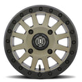 ICON Compression 15x7 4x156 38mm Offset 5+2 BS 132mm Bore Bronze Wheel