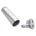 Granatelli Universal Aluminum Remote Power Steering Reservoir - Polished (Incl Mounting Clamp)