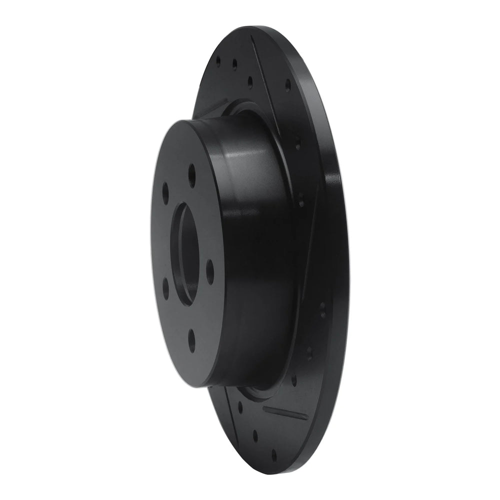 R1 08-12 Renault TRAFIC (Mexico) Rear Right Drilled & Slotted Black Brake Rotor
