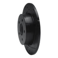 R1 08-12 Renault TRAFIC (Mexico) Rear Right Drilled & Slotted Black Brake Rotor