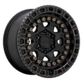 BRCBN 18X9 6X4.5 M-BLK MACH-RNG 0MM