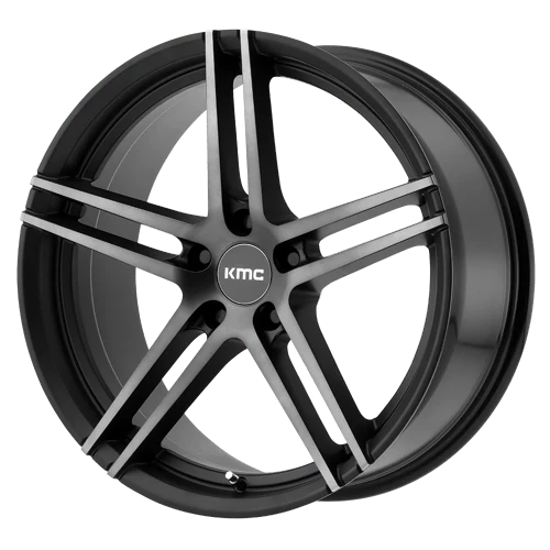 MONOPHONIC 18x9.5 5x120.00 SATIN BLACK W/ TITANIUM BLACK FACE (45 mm)