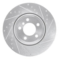 DFC 02-05 BMW 760Li Rear Right Drilled & Slotted Geoperformance Rotor