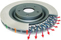 DBA 01-05 MX-5 Miata Sport Suspension / 04-05 w/ MazdaSpeed Turbo Front Slotted 4000 Series Rotor