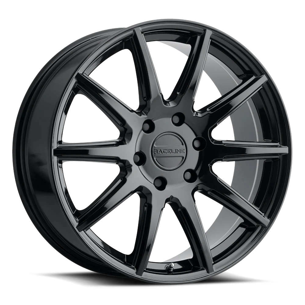 SPIKE GLOSS BLACK 18X8 6X120 +35MM