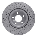 DFC 12-20 BMW 118i (Mexico) Rear Left Drilled & Slotted Geoperformance Rotor