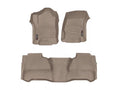WeatherTech Tan Front and Rear Floorliners Fits -20-19 Chevrolet 457221-455424