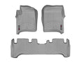 WeatherTech Grey Front and Rear Floorliners Fits -91-97 Land Cruiser 46533-1-2