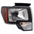1014 FD F150 (W/O LOGO) BLK HEADLIGHT ASSY RH