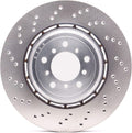 DFC 08-11 BMW 1 Series M Front Left Drilled Hi-Carbon Alloy Geomet Coated Rotor