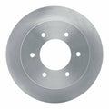 R1 15-17 Mitsubishi Montero Limited (Mexico) Rear Right Drilled & Slotted Black Brake Rotor