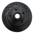 R1 95-97 Ford Ranger (USA/Canada) Front Right Drilled & Slotted Black Brake Rotor