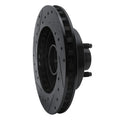 R1 95-97 Ford Ranger (USA/Canada) Front Right Drilled & Slotted Black Brake Rotor