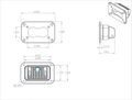 LED Work Light Flush Mount Clear Lens Wide Cornering Pattern S2 Pro Baja Designs