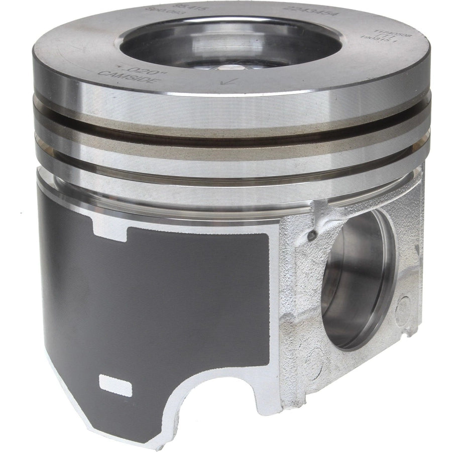 PISTON WITH RINGS