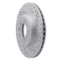 DFC 01-08 BMW 330I Front Right Drilled & Slotted Geoperformance Rotor
