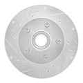 R1 95-97 Ford Ranger (USA/Canada) Front Left Drilled & Slotted Silver Brake Rotor